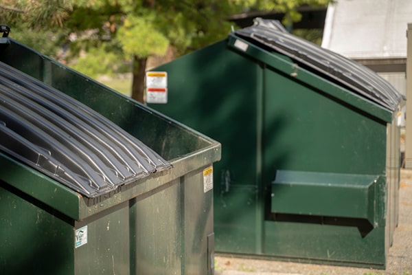 our commercial dumpsters can be rented for construction projects to handle the waste and debris